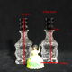 Bottles (wine-oiling) Art Deco in Stylized Glass