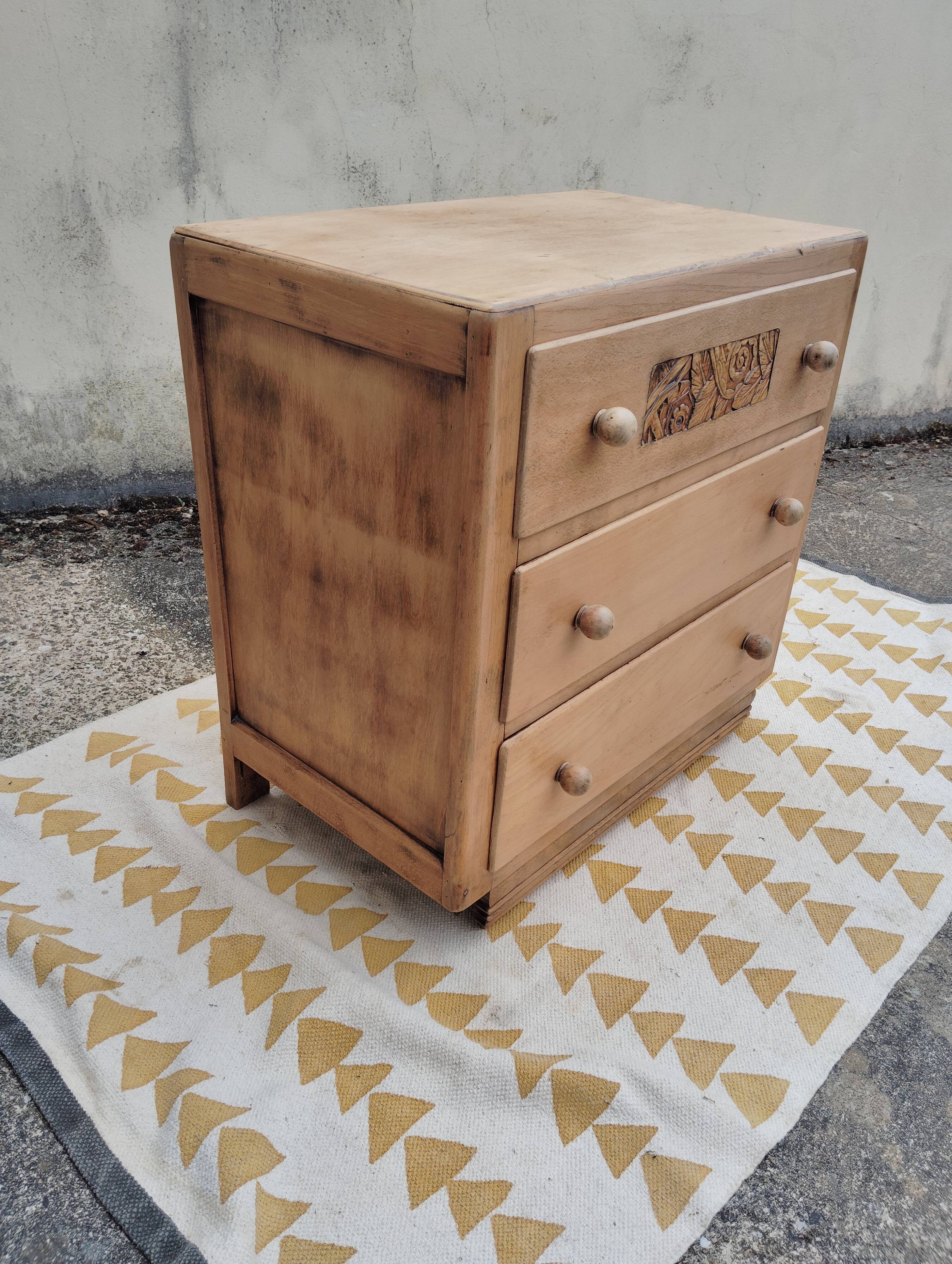Petite commode "Art déco" éclaircie