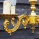 Lustre 4 feux en bronze