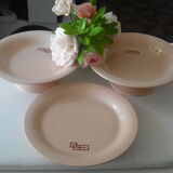 Set de 3 plats à gâteaux sur pieds