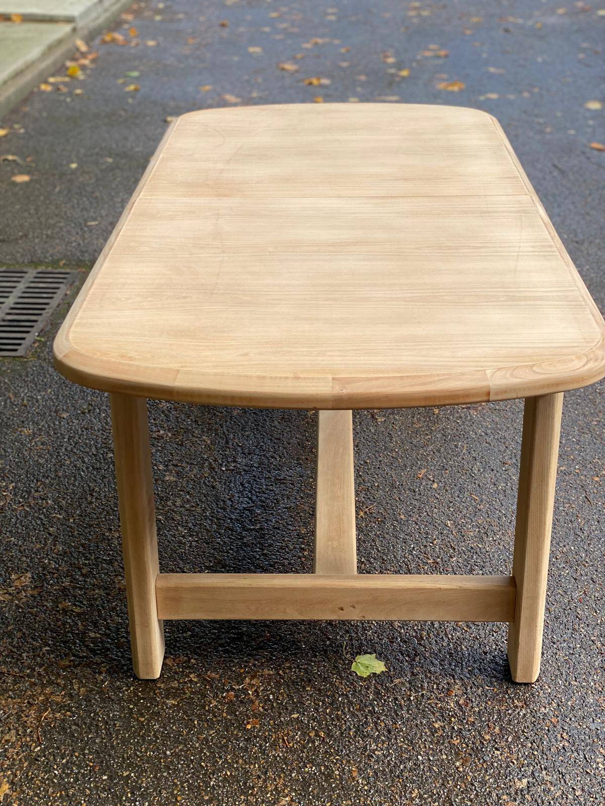 Table à manger de ferme extensible rénovée 240cm