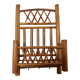 Wall mail rack in bamboo 60s 70s