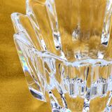 Small tulip pocket or signed crystal baguier, Scandinavian design by Jan Johanson Orrefors
