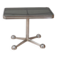 Table vintage années 70 en métal chromé design allegri