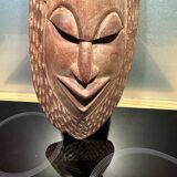 Masque art africain en acajou