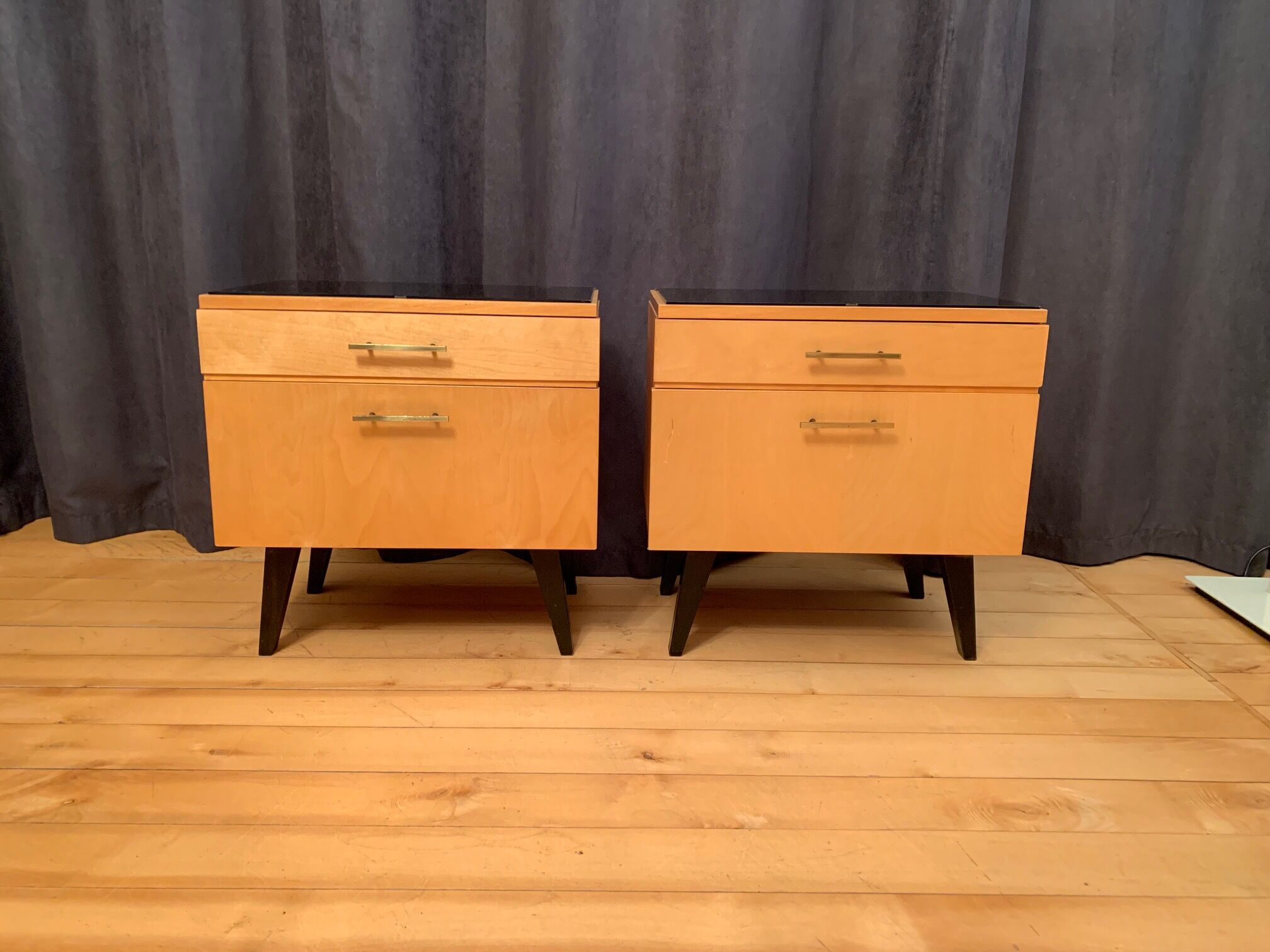Pair of 1960s bedside tables