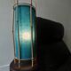 Lampe de table Louis Sognot en bambou et coton, France années 1960