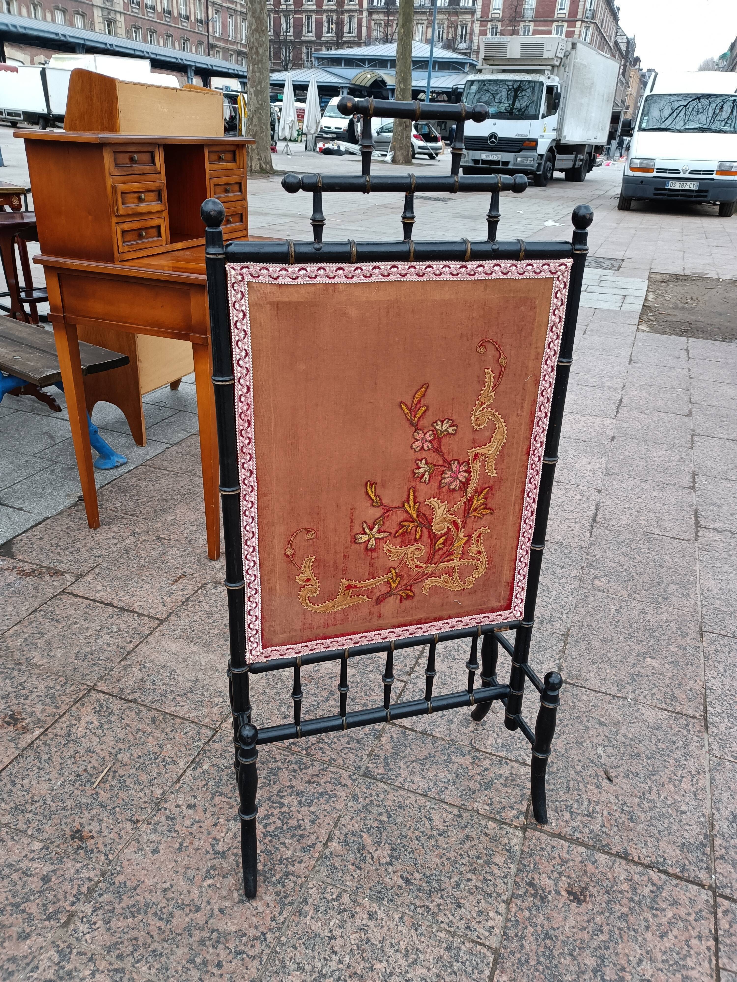 Old blackened wood Napoleon III era