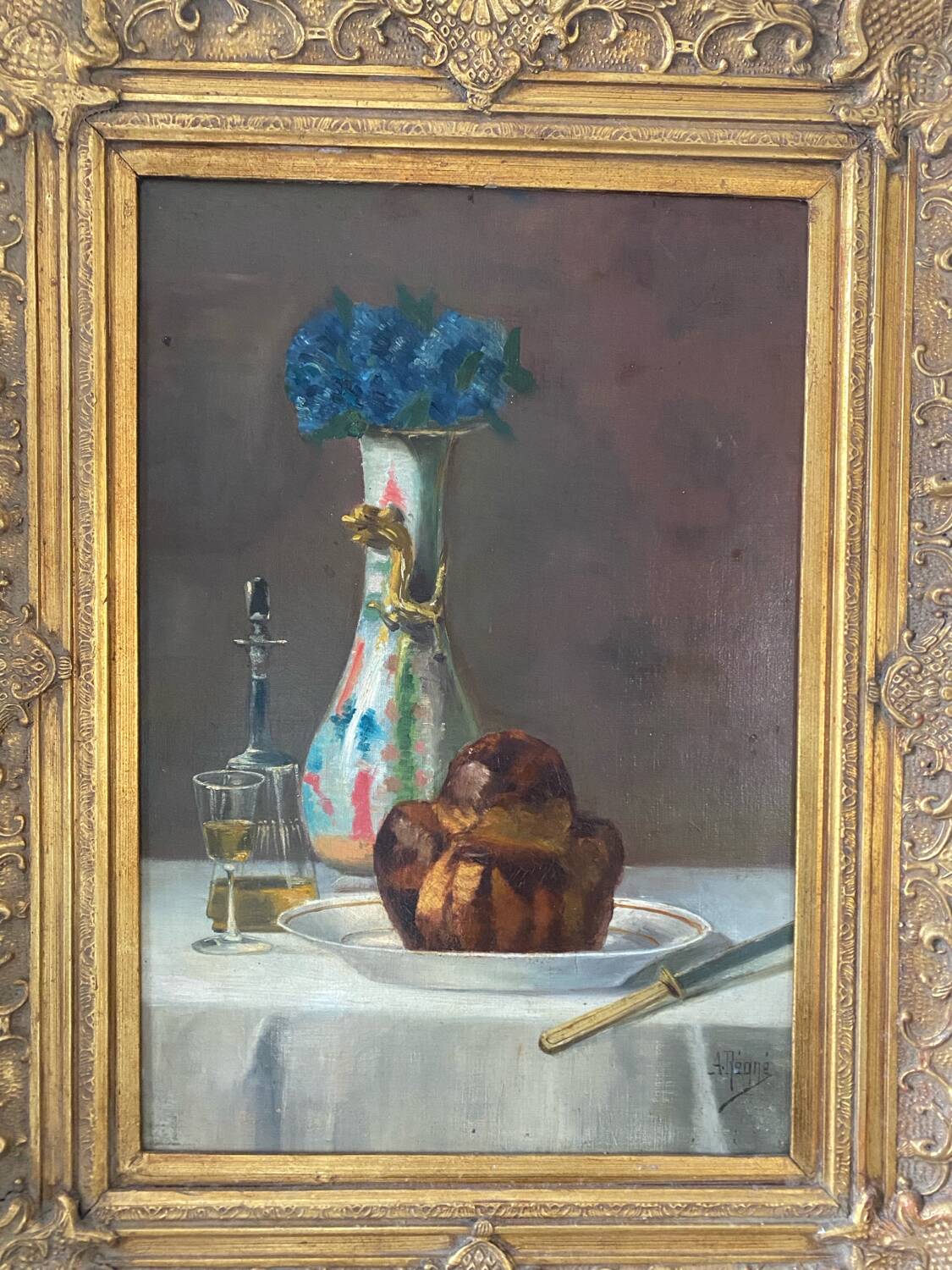 19th century still life signed