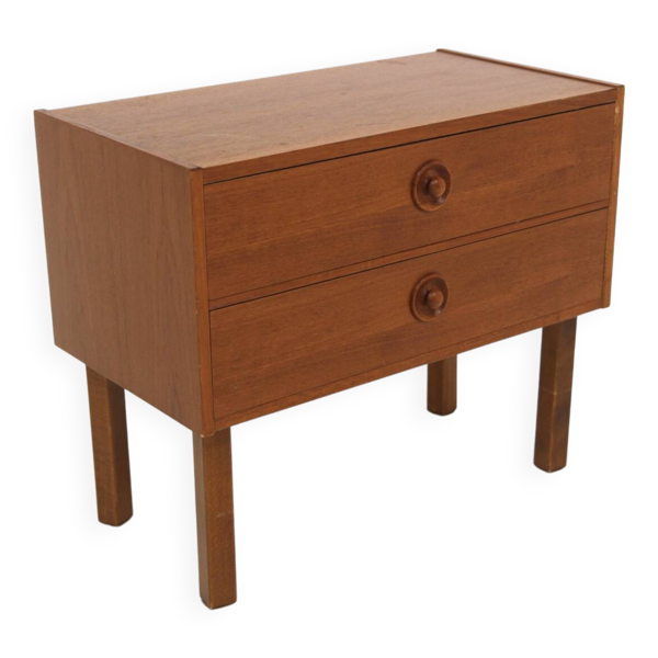 Commode, chevet scandinave en teck, Suède, 1960