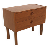 Commode, chevet scandinave en teck, Suède, 1960
