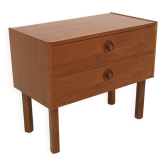 Commode, chevet scandinave en teck, Suède, 1960