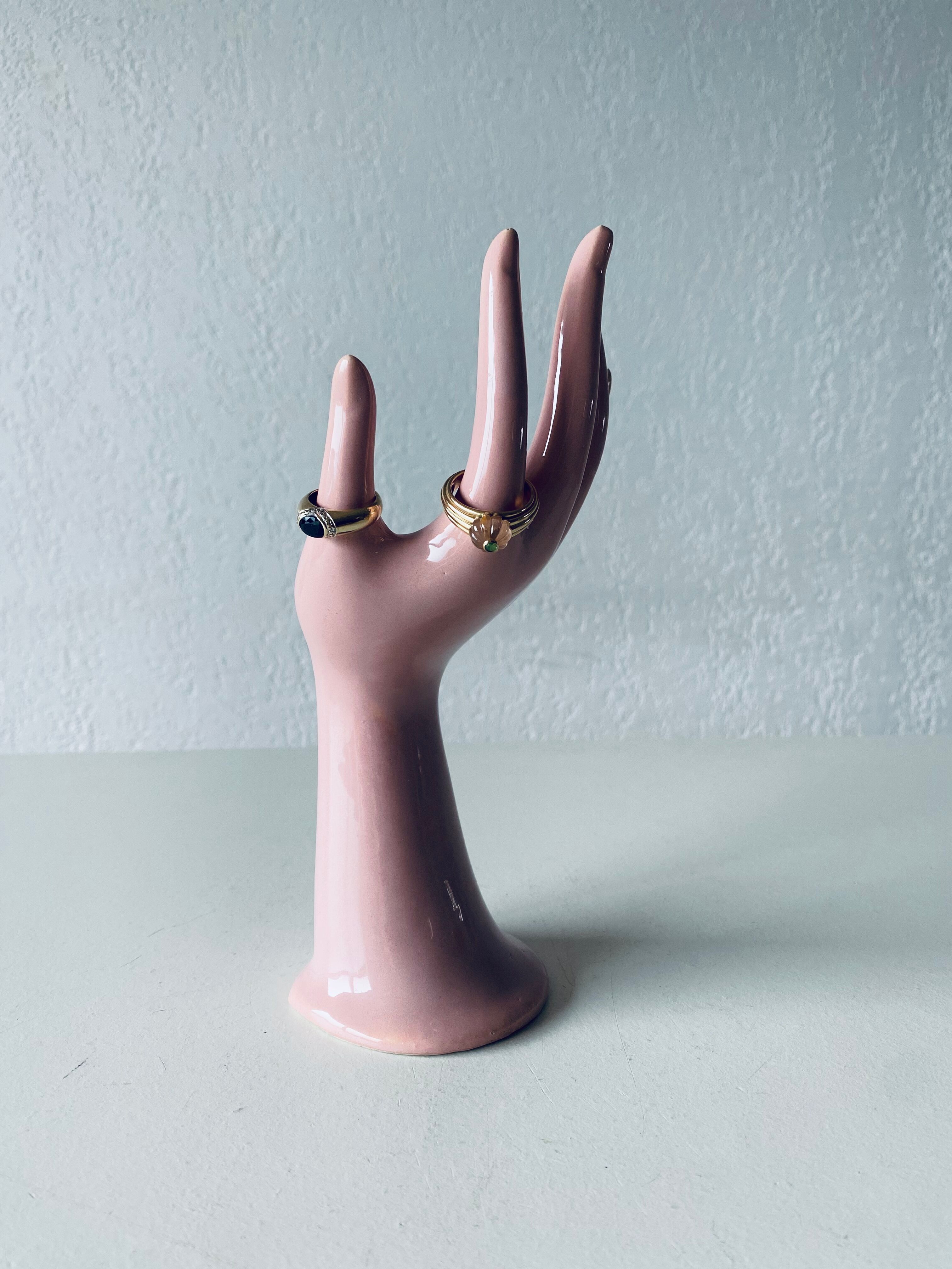 Ceramic vase and jewelry holder