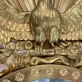 Mirror 212x101 cm empire era early nineteenth, gilding with gold leaf very good condition