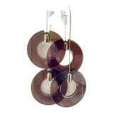 Set of suspensions circles Plexiglas habitat 1990