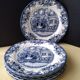 6 English porcelain dessert plates by Johnson Bros.