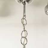 Lustre mazzega Murano 4 boules et teck 1960