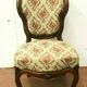 Pair of Napoleon III chairs in 19th century carved mahogany