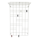 Vintage wire metal wall coat rack , 1960s