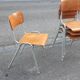 Set of 12 vintage industrial chairs