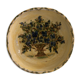 Cazaux Biarritz ceramic yellow and blue bowl