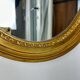 Vintage oval mirror Deknudt plus matching console