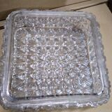 Glass square ceiling light