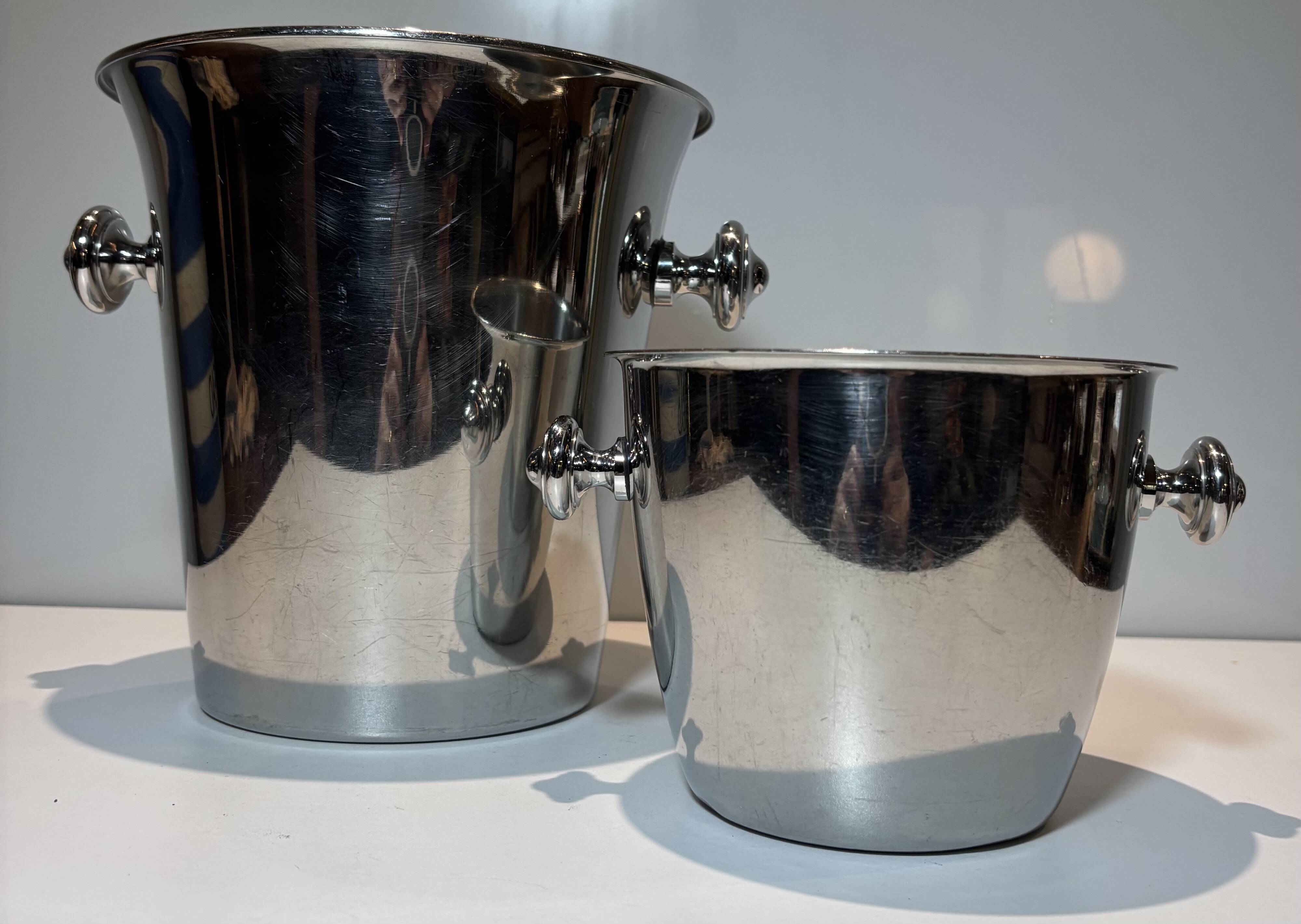 Set of 2 WMF "Hotel Germany" Champagne Coolers Stainless Steel