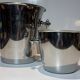 Set of 2 WMF "Hotel Germany" Champagne Coolers Stainless Steel