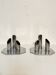 Pair of modernist candlesticks