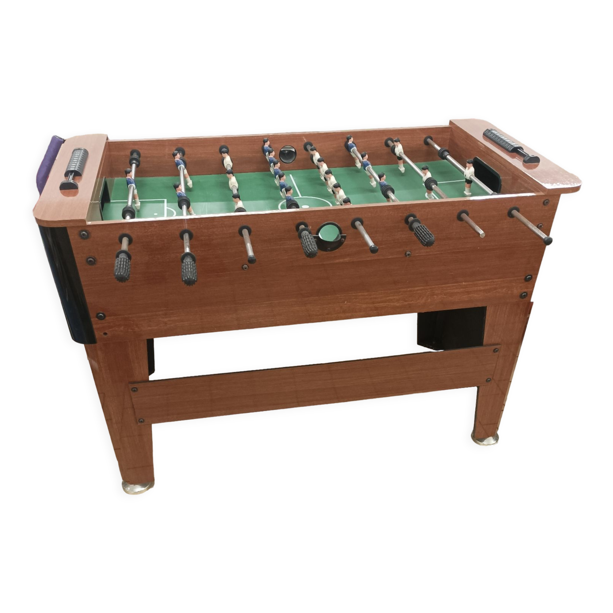 Old table football wood chrome vintage