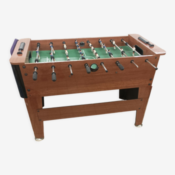 Old table football wood chrome vintage