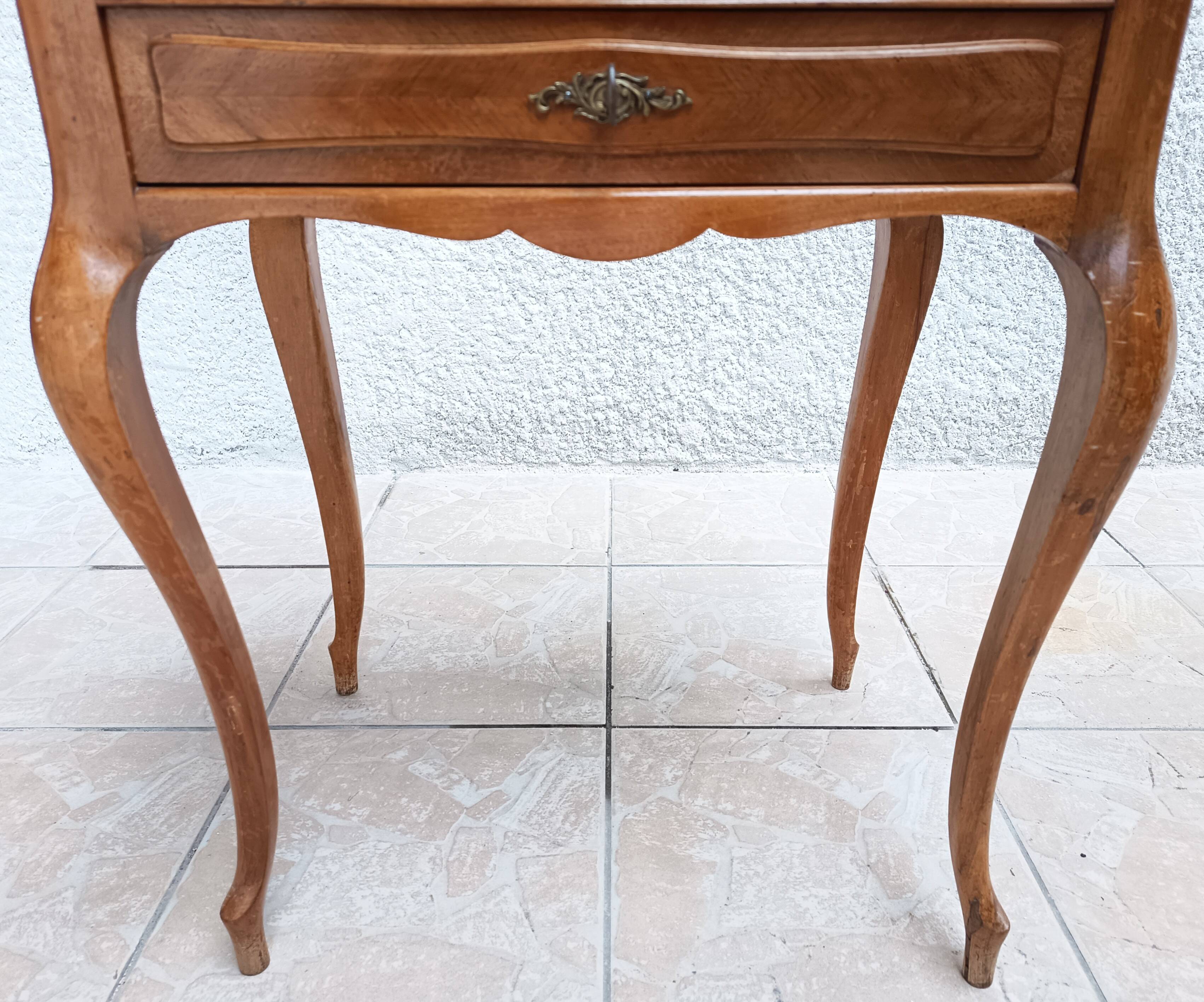 Louis XV work table in walnut