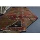 Vintage Turkish Oushak Handmade Wool Cotton Brown Runner Rug 165x417