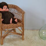 Child in rattan & Wicker Chair
