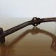 Pair of steel coatrack stamped years 30/40