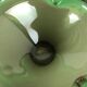 Heavy Murano Glass "Green" Bowl Element Shell Ashtray Murano, Italy, 1970s
