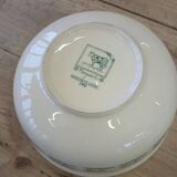 Ensemble plats, saladier, beurrier Geneviève Lethu