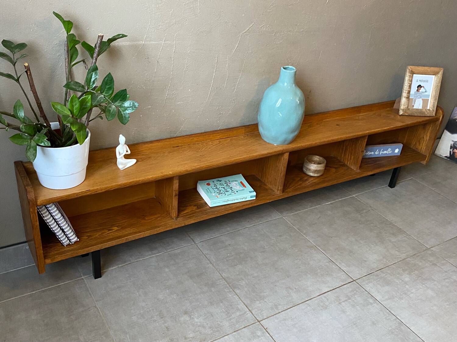 Vintage wooden sideboard (shallow)