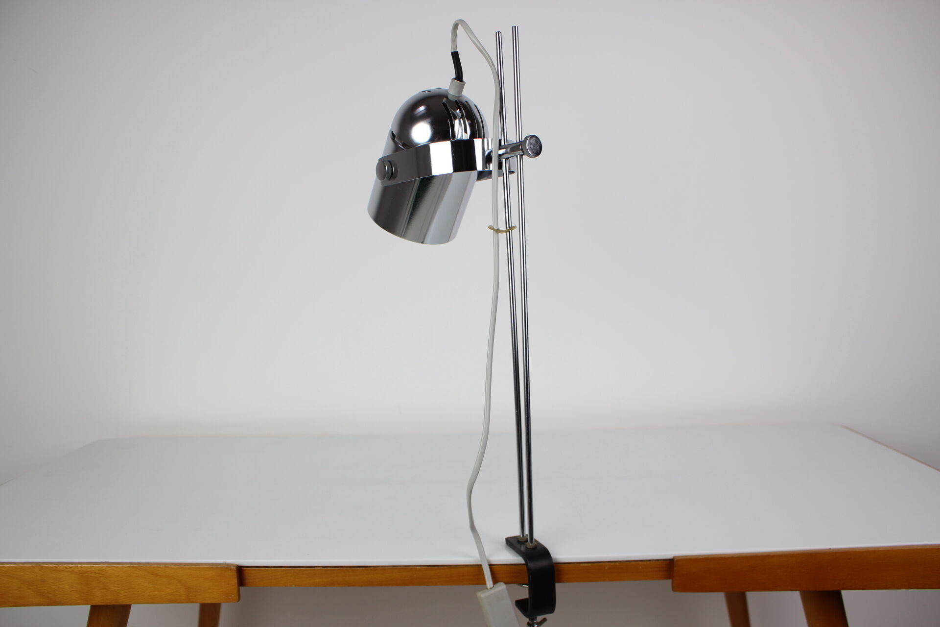 Mid-century adjustable table lamp designed by Stanislav Indra, 1970's.
