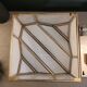 Italian ceiling light in glass and 24-carat gold plating.