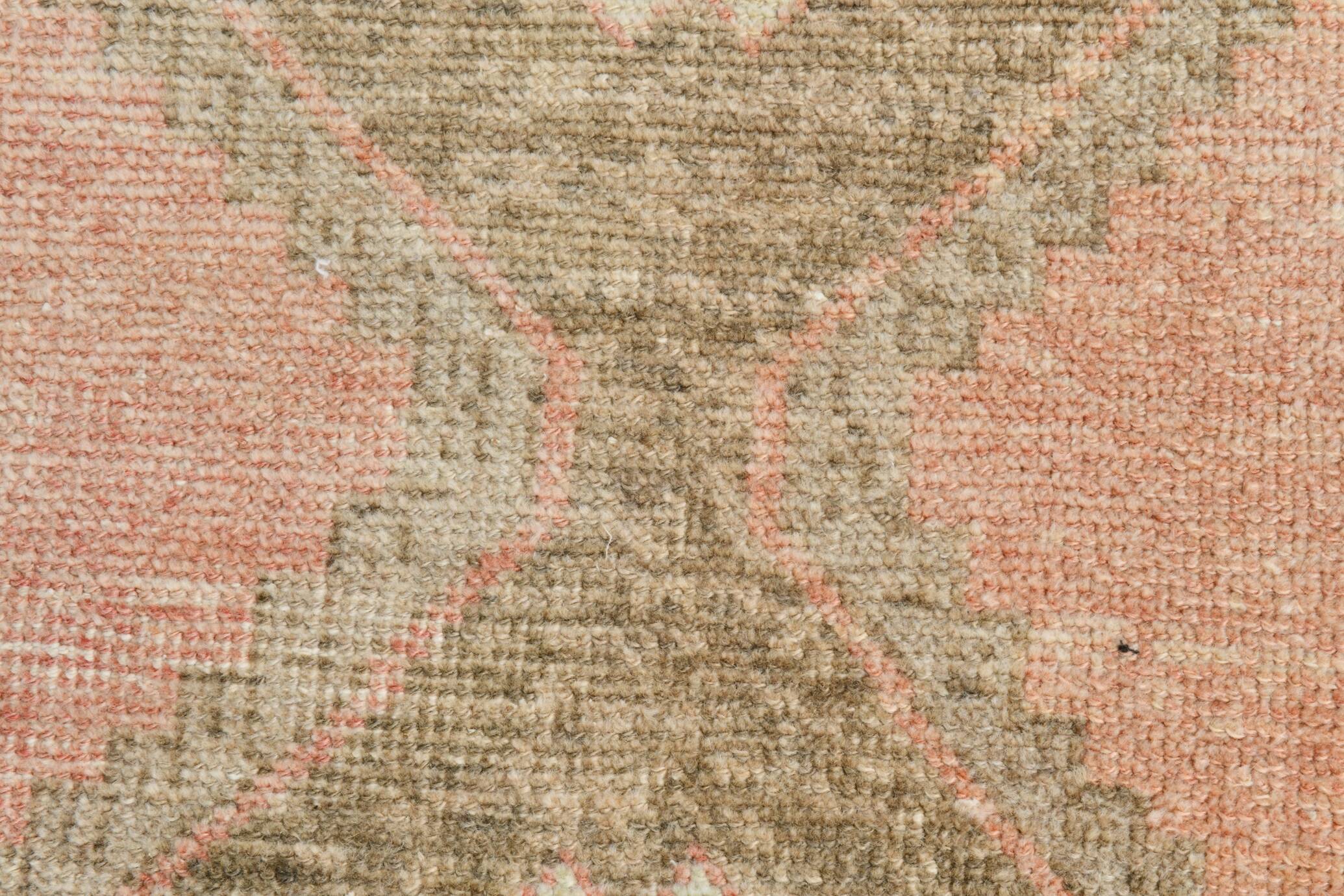 Wool Vintgae Runner Rug, Mid-Century Textile Runner Rug, 86x367 Cm