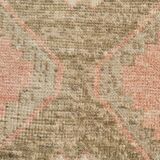 Wool Vintgae Runner Rug, Mid-Century Textile Runner Rug, 86x367 Cm