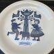 Set of five royal sphinx dessert plates Maastricht 1960s