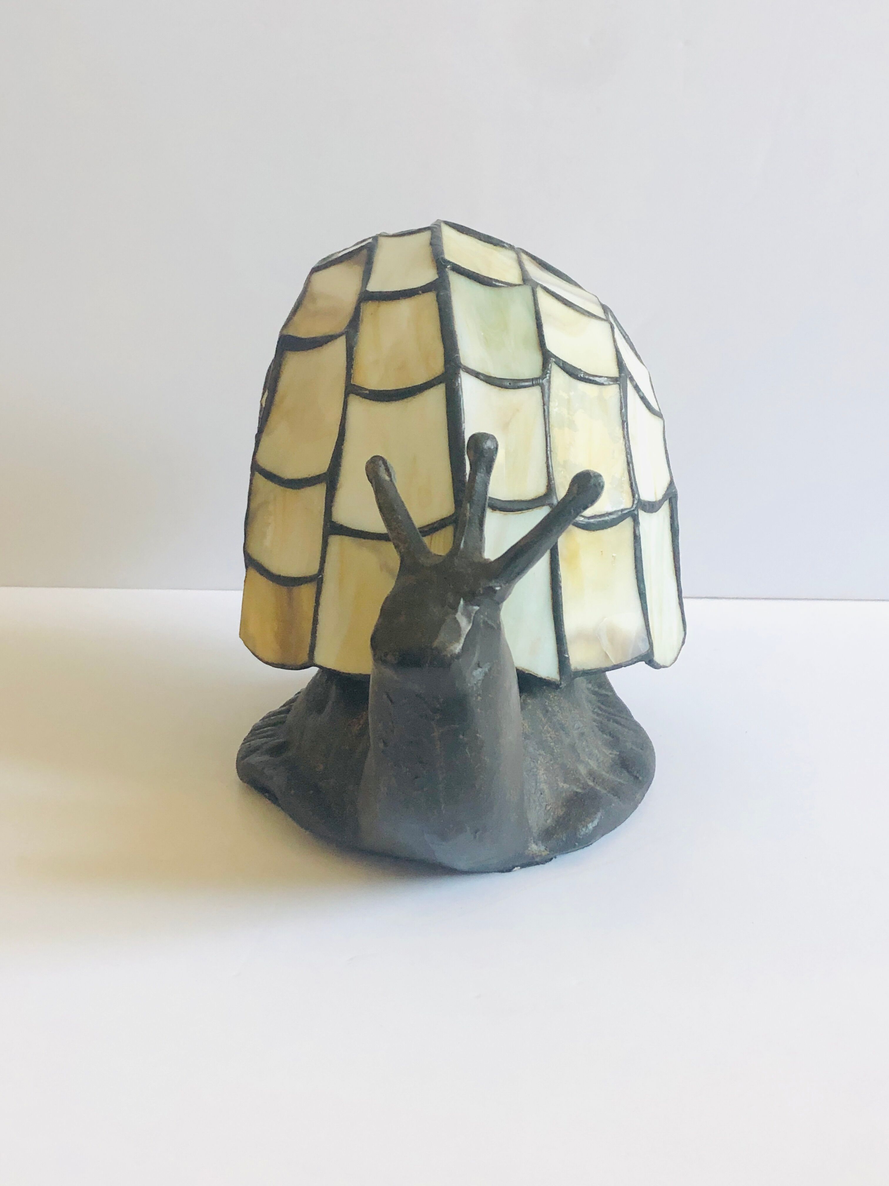 Vintage snail lamp