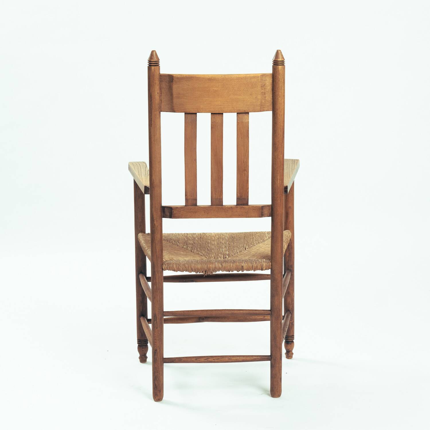Amsterdam school art deco woven arm chair, 1940s