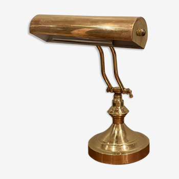 Brass desk lamp