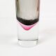 Minimalist glass vase Sommerso, designed by Flavio Poli, Italy, 1960s.