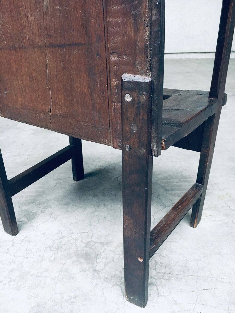 19th Century Primitive Folk Art Armchair