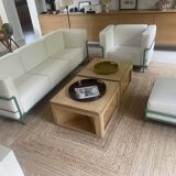ensemble canapé fauteuil pouf